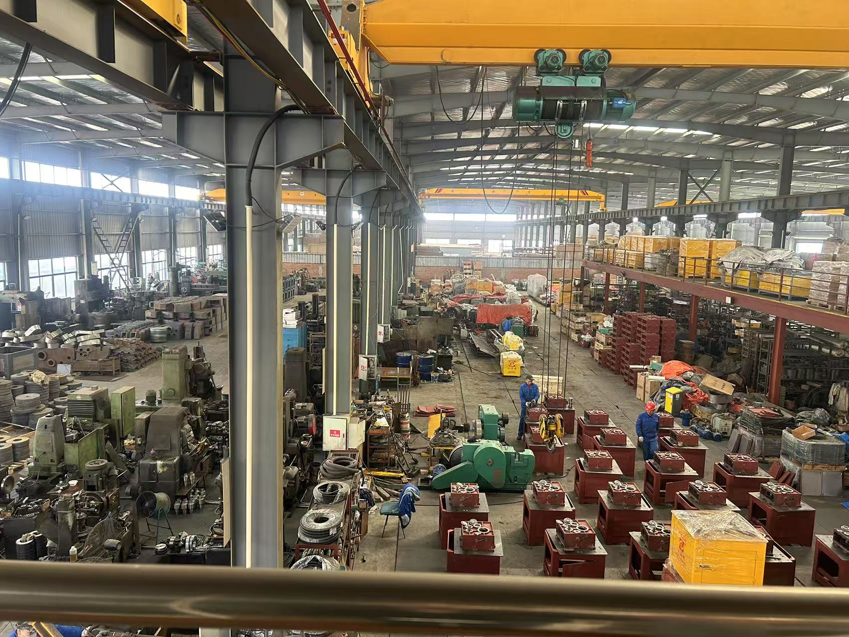 Assembly hall — overhead cranes and machine lines
